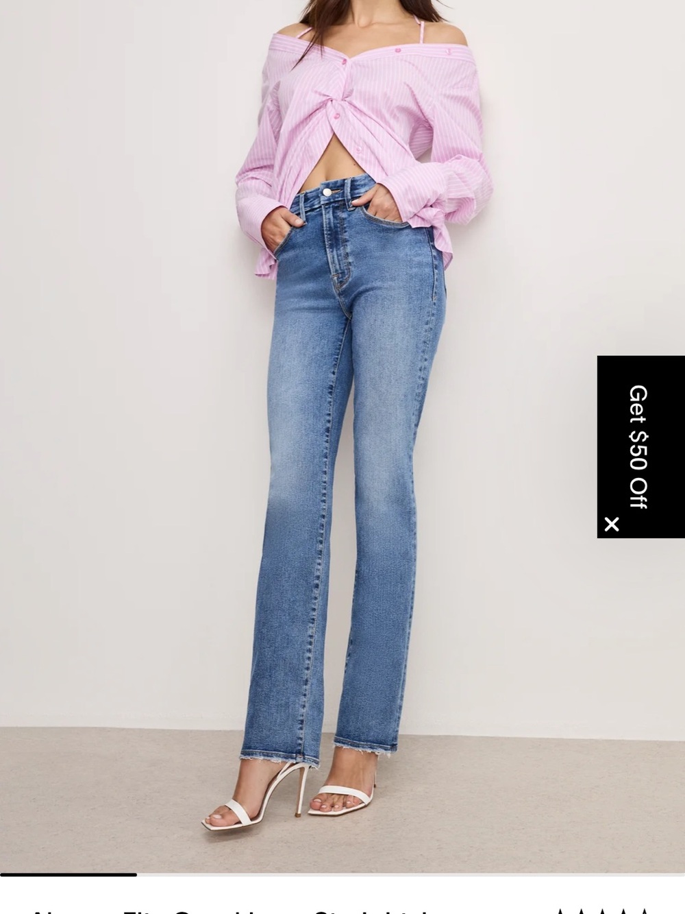Always fits good legs straight jeans long